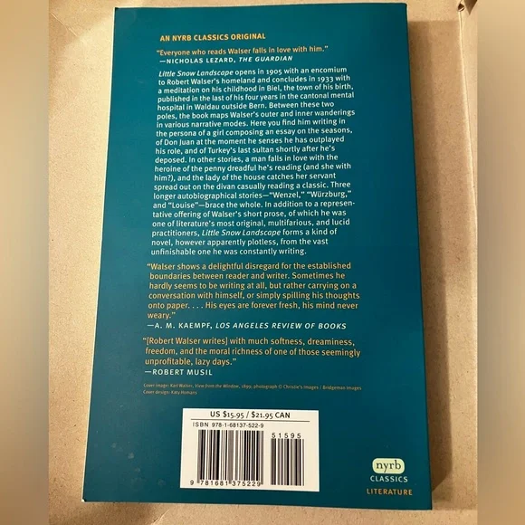 Little Snow Landscape Robert Walser - Picture 2 of 2